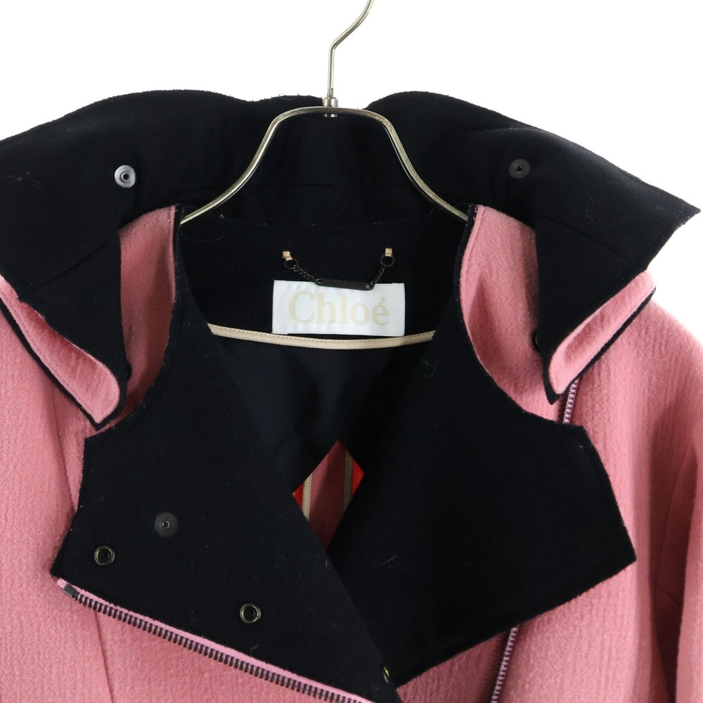 Chloe(クロエ) Wool coat 14SMA06-14S069 ウールコート アウター ピンク レディース