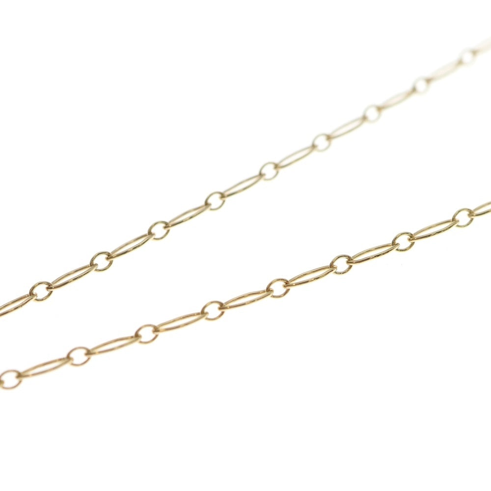 Tiffany & Co. ティファニー　K18 　ネックレス　オールド TIFFANY & Co.(ティファニー) オーバル キー ダイヤネックレス K18 YG