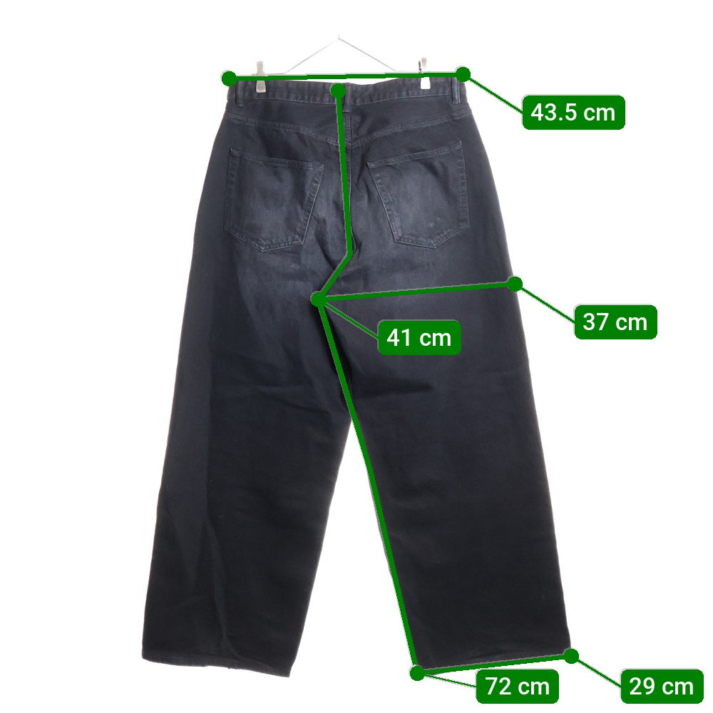 ZARA(ザラ) バギーデニムパンツ ジーンズ ブラック