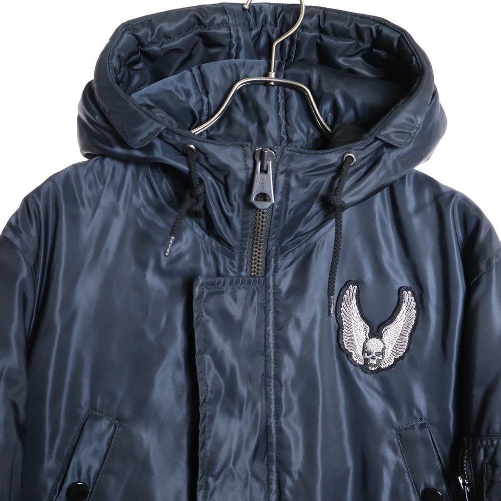 lucien pellat-finet(ルシアンペラフィネ) N-3B スカル ワッペン 刺繍