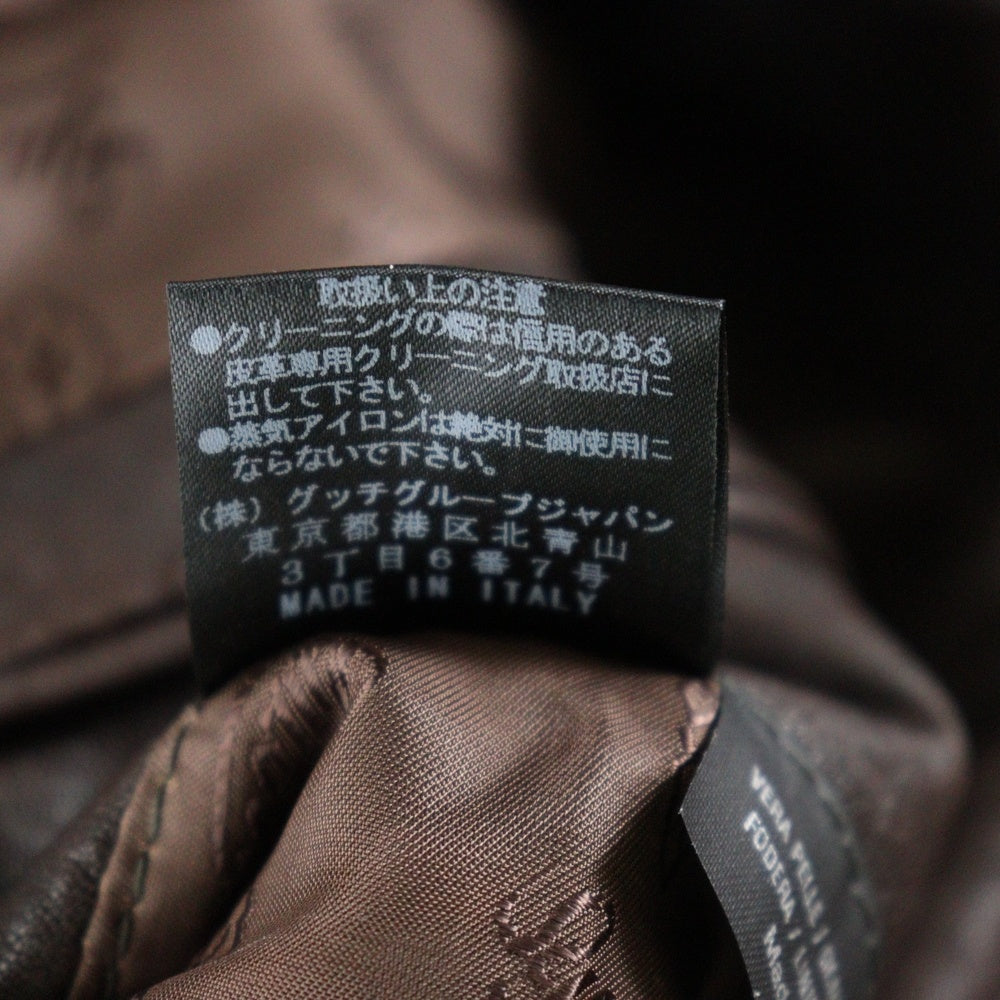 GUCCI(グッチ) ラムレザー テーラードジャケット アウター 171490