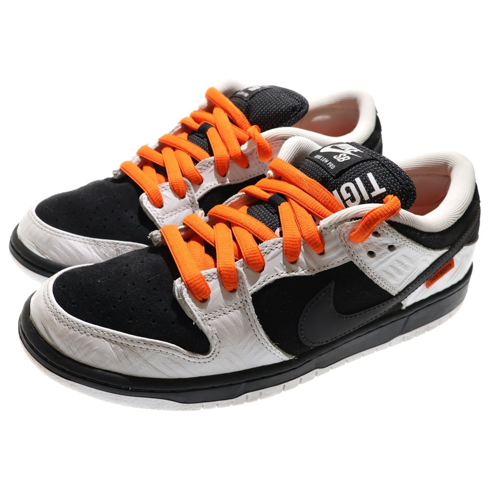 NIKE(ナイキ) ×TIGHTBOOTH SB Dunk Low Pro QS Black and White タイトブース SBダンクロープロQS レースアップローカットスニーカー US9/27cm FD2629-100 ブラック/ホワイト