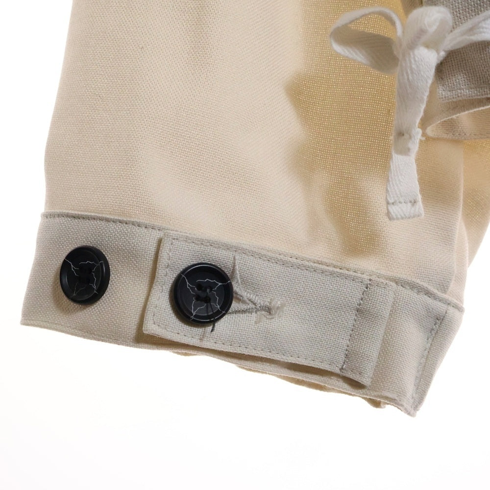 NO BRAND(ノーブランド) KOZABURO コザブロー Unlined Monk Jacket アンラインドモンクジャケット プルオーバーアノラックジャケット O-023-B ホワイト