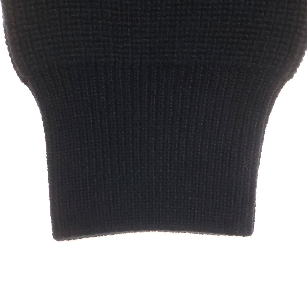 MONCLER(モンクレール) 25AW CARDIGAN ニット切替 フード ダウンジャケット ブラック K20919B00041