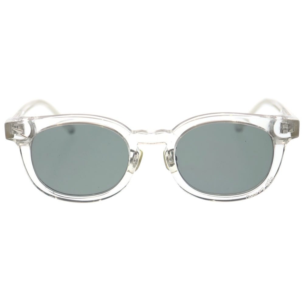 N.S.H(エヌエスエイチ) Made In Shibuya Open My Way Sunglasses メイドインシブヤ オープンマイウェイ クリアフレームサングラス 眼鏡 アイウェア クリア/ブラック