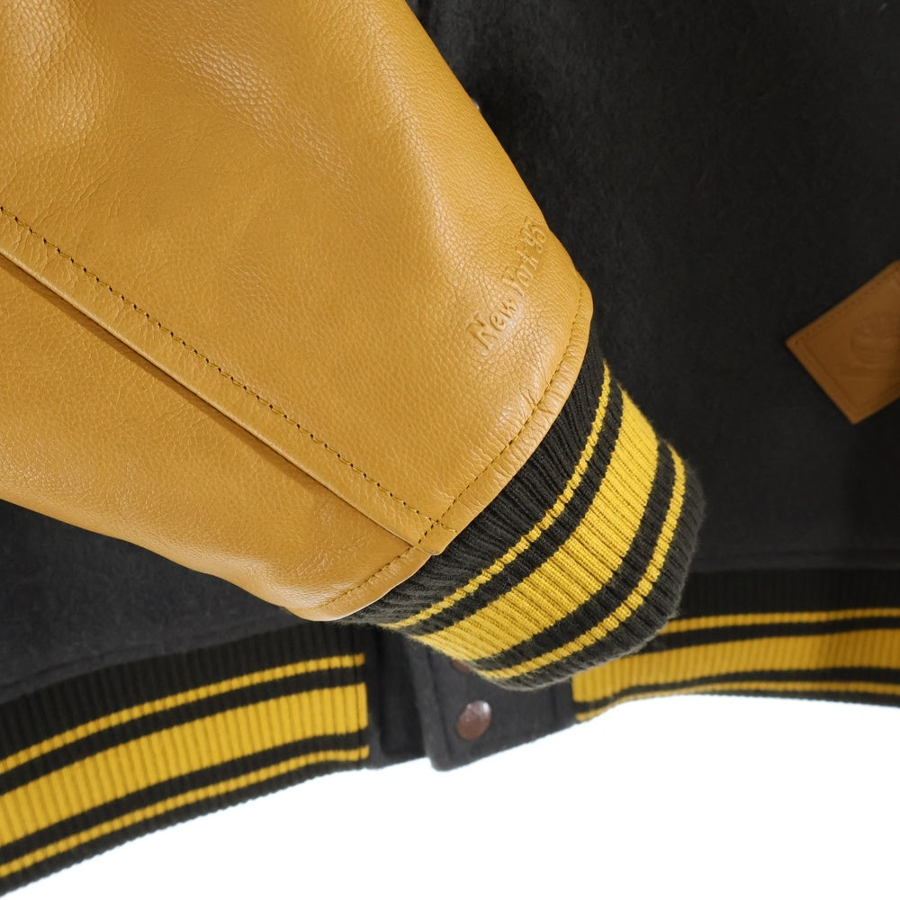 Timberland(ティンバーランド) レザー ウール ロゴワッペンバー