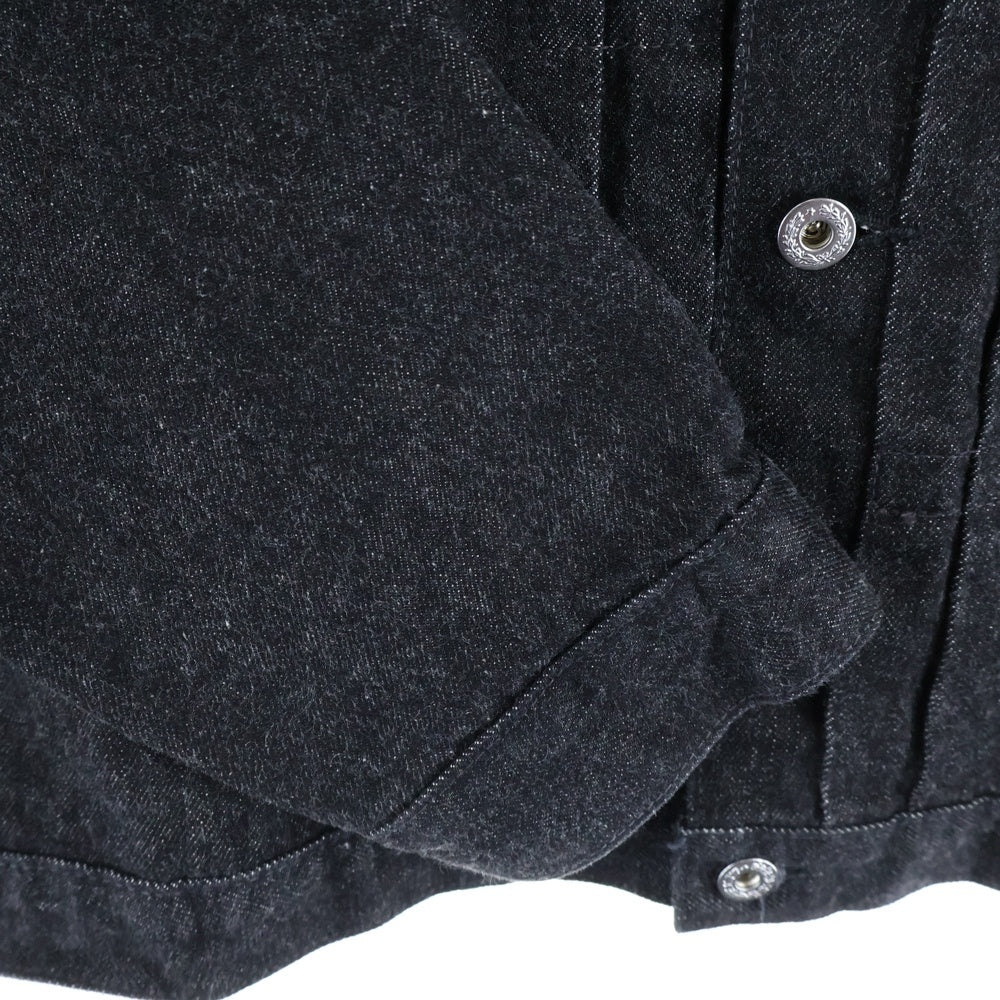 NO BRAND(ノーブランド) Ground Alls G-S506TBK 大戦モデル復刻 1st デニムジャケット ブラック