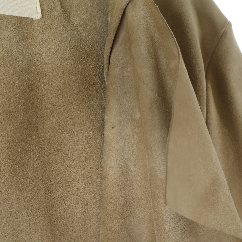 ARTS&SCIENCE(アーツアンドサイエンス) Suede Front Hook Coat スウェードフロントホックコート レディースレザーコート 003-00127-829 ブラウン