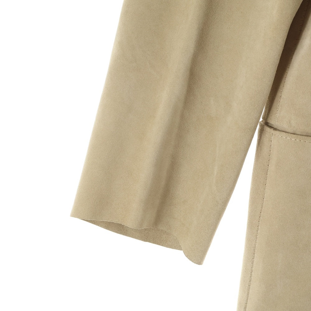 ARTS&SCIENCE(アーツアンドサイエンス) Suede Front Hook Coat スウェードフロントホックコート レディースレザーコート 003-00127-829 ブラウン