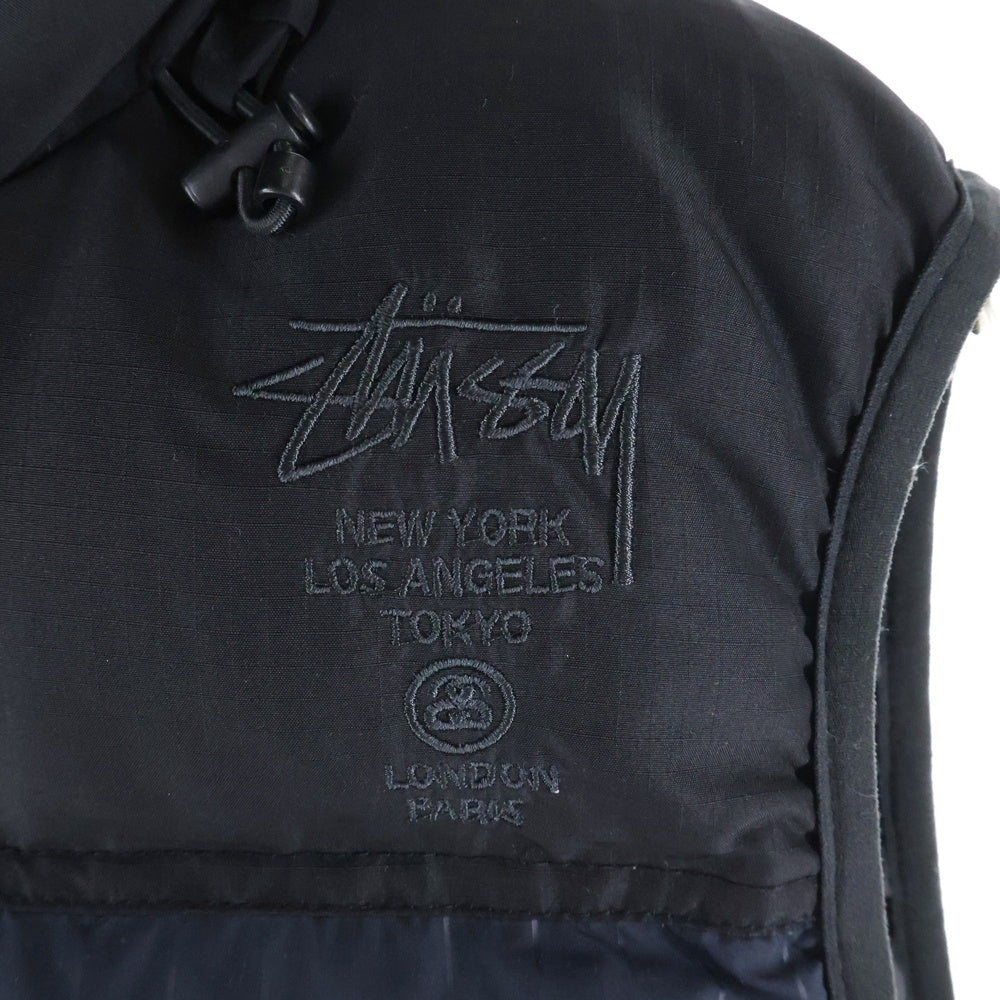 Stussy ストライプ ジップアップベスト STUSSY(ステューシー) 90s Stripe Down Vest ストライプダウンベスト