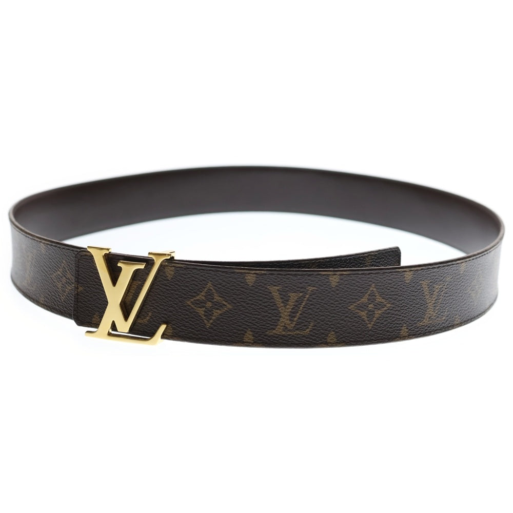 LOUIS VUITTON(ルイヴィトン) LV イニシャル モノグラム ベルト ブラウン 40MM M0566U M0323 レディース