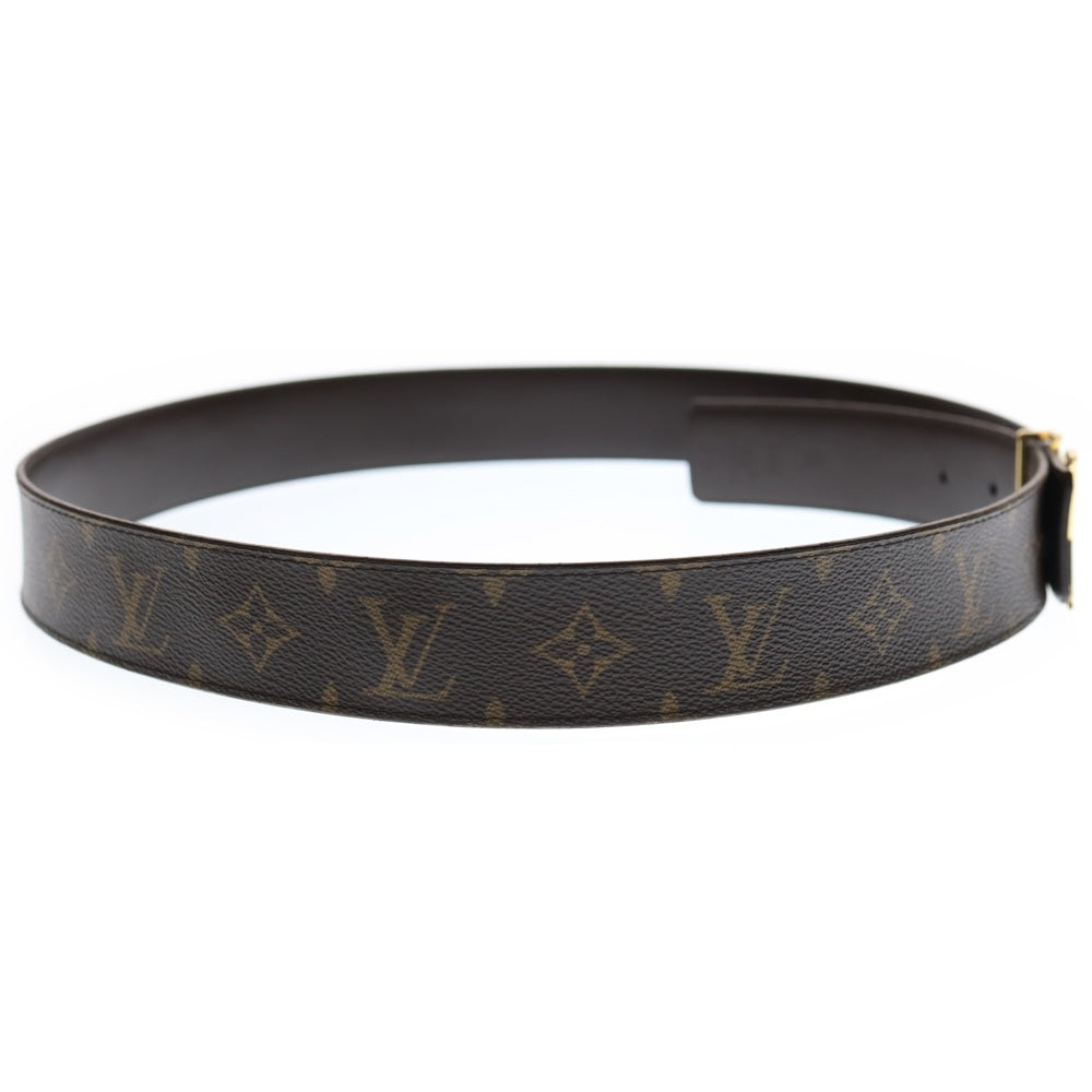 LOUIS VUITTON(ルイヴィトン) LV イニシャル モノグラム ベルト ブラウン 40MM M0566U M0323 レディース