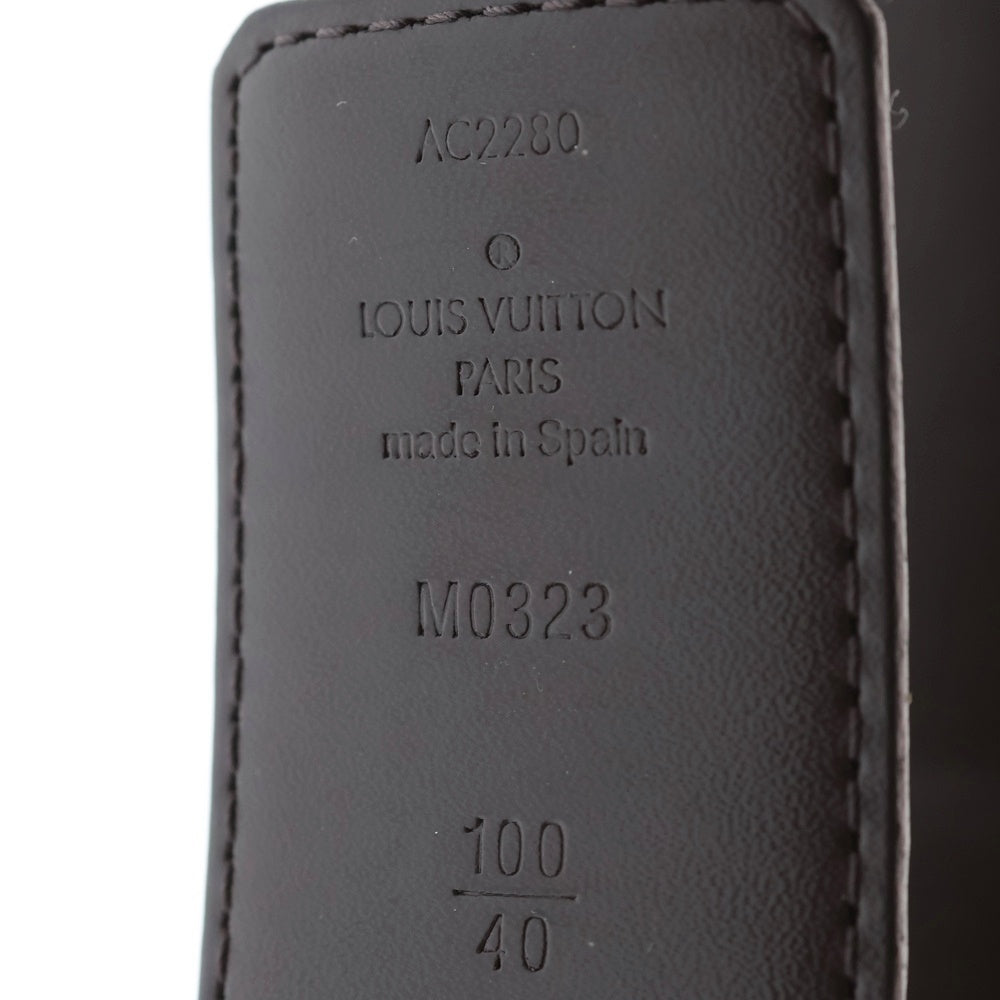 LOUIS VUITTON(ルイヴィトン) LV イニシャル モノグラム ベルト ブラウン 40MM M0566U M0323 レディース