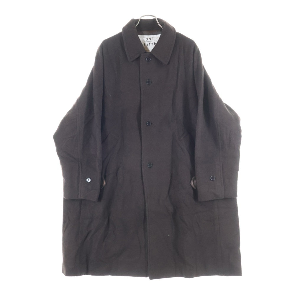 NO BRAND(ノーブランド) ONE fifth ワンフィフス #1 Balkan Coat バルカンコート ラグランスリーブロングコート ブラウン