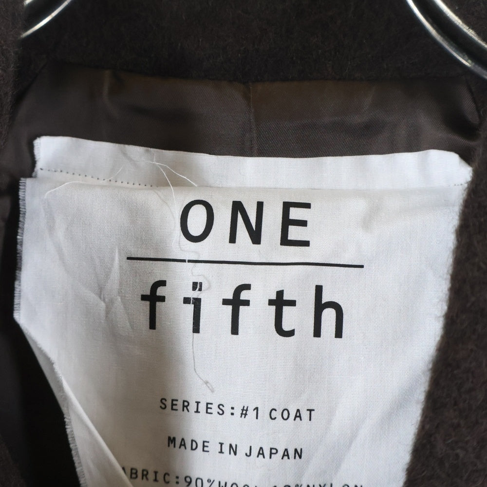 NO BRAND(ノーブランド) ONE fifth ワンフィフス #1 Balkan Coat バルカンコート ラグランスリーブロングコート ブラウン