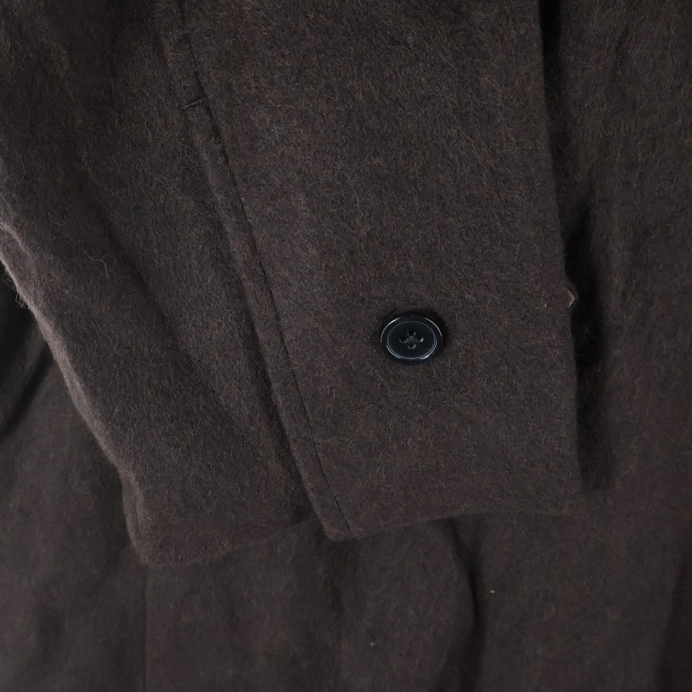 NO BRAND(ノーブランド) ONE fifth ワンフィフス #1 Balkan Coat バルカンコート ラグランスリーブロングコート ブラウン