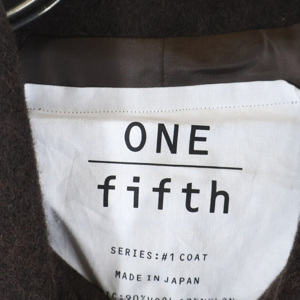 NO BRAND(ノーブランド) ONE fifth ワンフィフス #1 Balkan Coat バルカンコート ラグランスリーブロングコート ブラウン