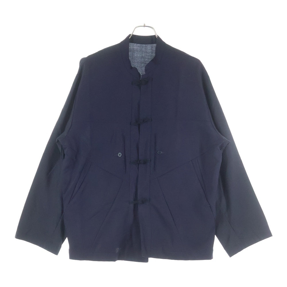 CHANGES(チェンジズ) Remake China Jacket リメイクチャイナジャケット 再構築スタンドカラージャケット ネイビー