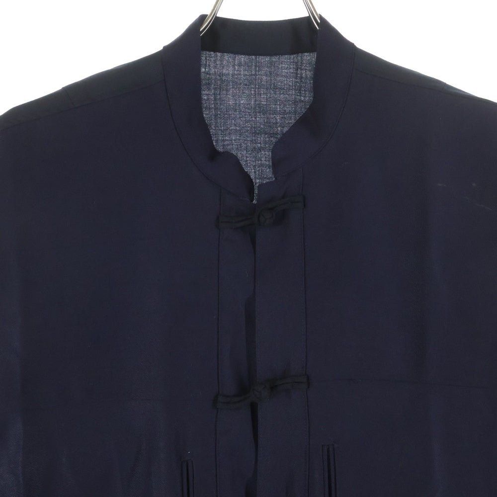 CHANGES(チェンジズ) Remake China Jacket リメイクチャイナジャケット 再構築スタンドカラージャケット ネイビー