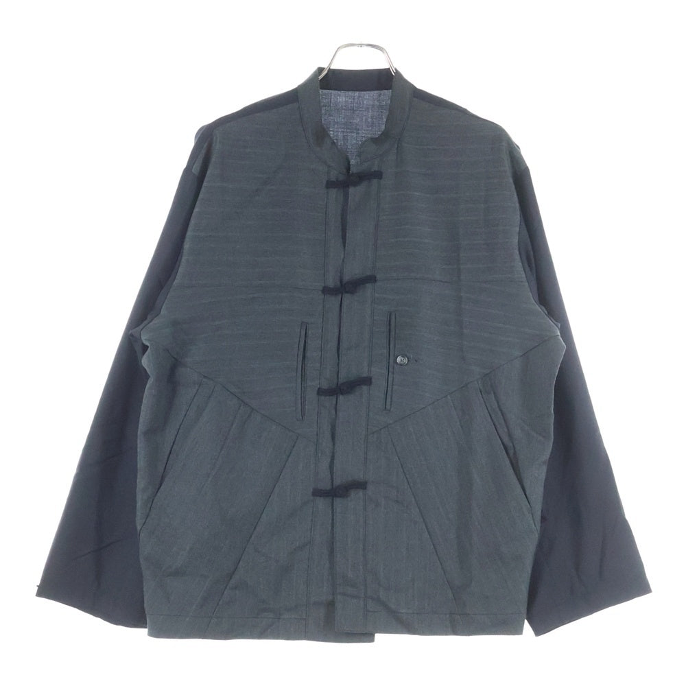 CHANGES(チェンジズ) Remake China Jacket リメイクチャイナジャケット 再構築スタンドカラージャケット グレー