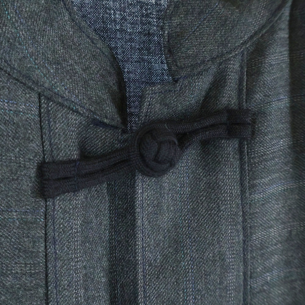 CHANGES(チェンジズ) Remake China Jacket リメイクチャイナジャケット 再構築スタンドカラージャケット グレー