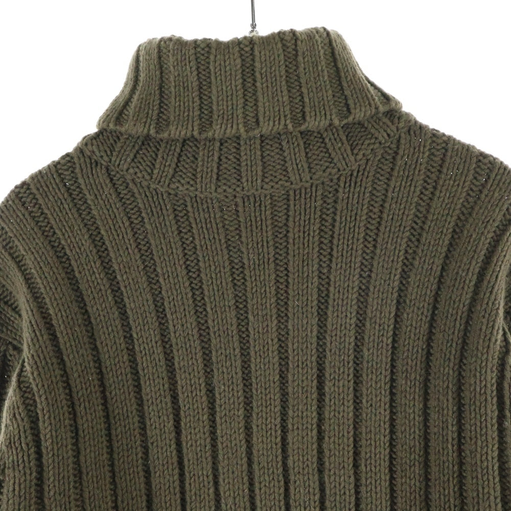 【美品】DOLCE & GABBANA (ドルチェ&ガッバーナ) 長袖セーター D&G DOLCE&GABBANA ドルチェアンドガッバーナ タートルネック リブ編み