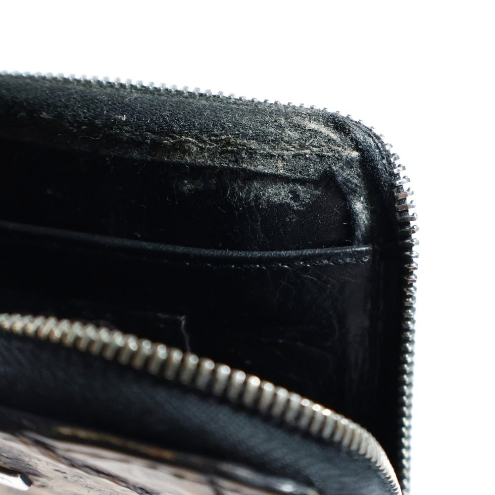 Bill Wall Leather/BWL(ビルウォールレザー) アリゲーター レザージップコインケース カードケース ブラウン