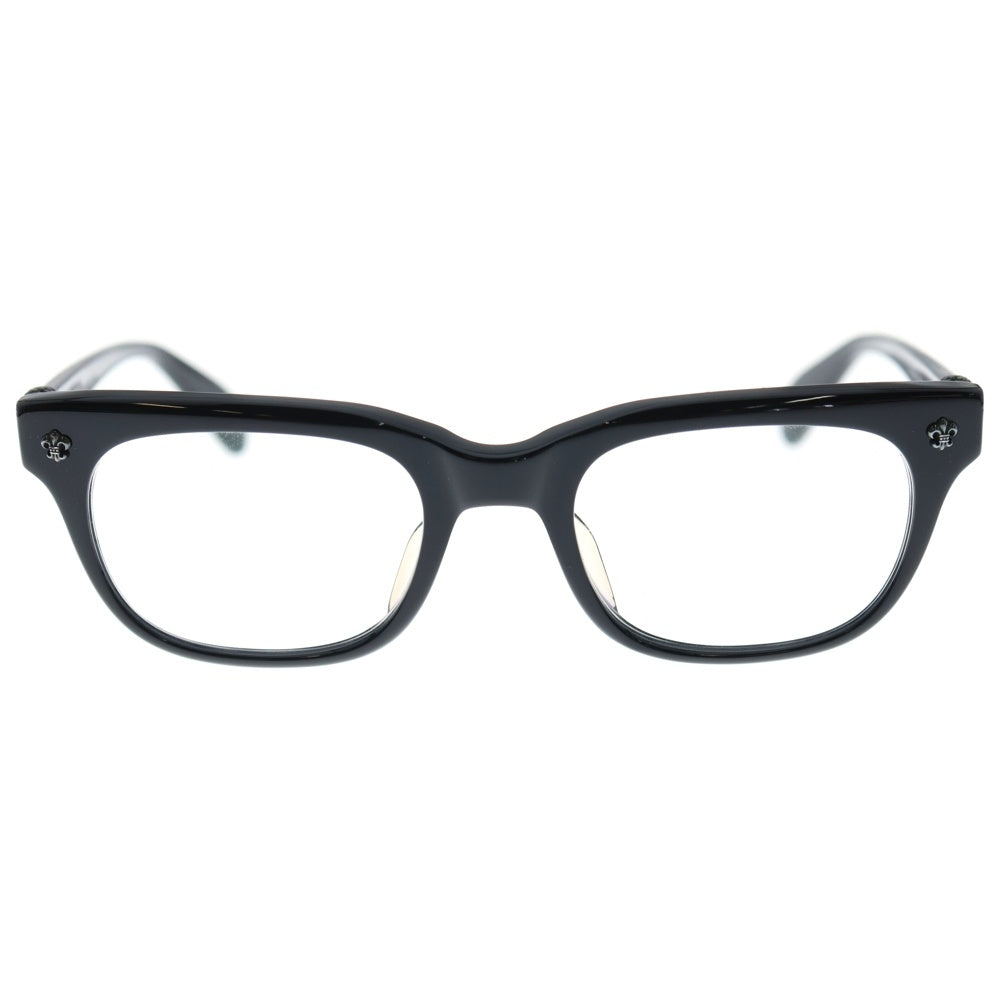 CHROME HEARTS(クロムハーツ) INSTABUTT インスタバット BSフレアテンプルウェリントンサングラス アイウェア 眼鏡 ブラック/シルバー