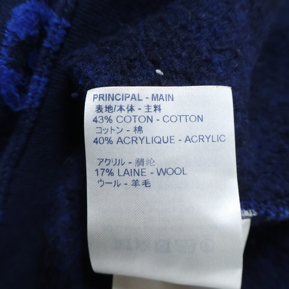 LOUIS VUITTON(ルイヴィトン) 19AW Full Monogram Jacquard Crewneck Knit Sweater フルモノグラムジャカードクルーネックニットセーター RM192M NPN HHY14W ブルー