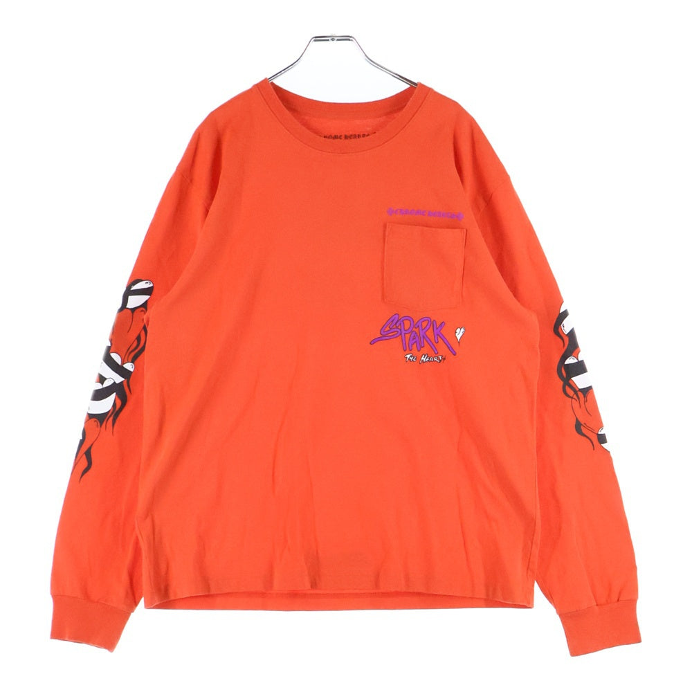 CHROMEHEARTS / クロムハーツMattyBoyオレンジ長袖カットソー CHROME HEARTS(クロムハーツ) 23SS MATTY BOY Sadistic Lipstick