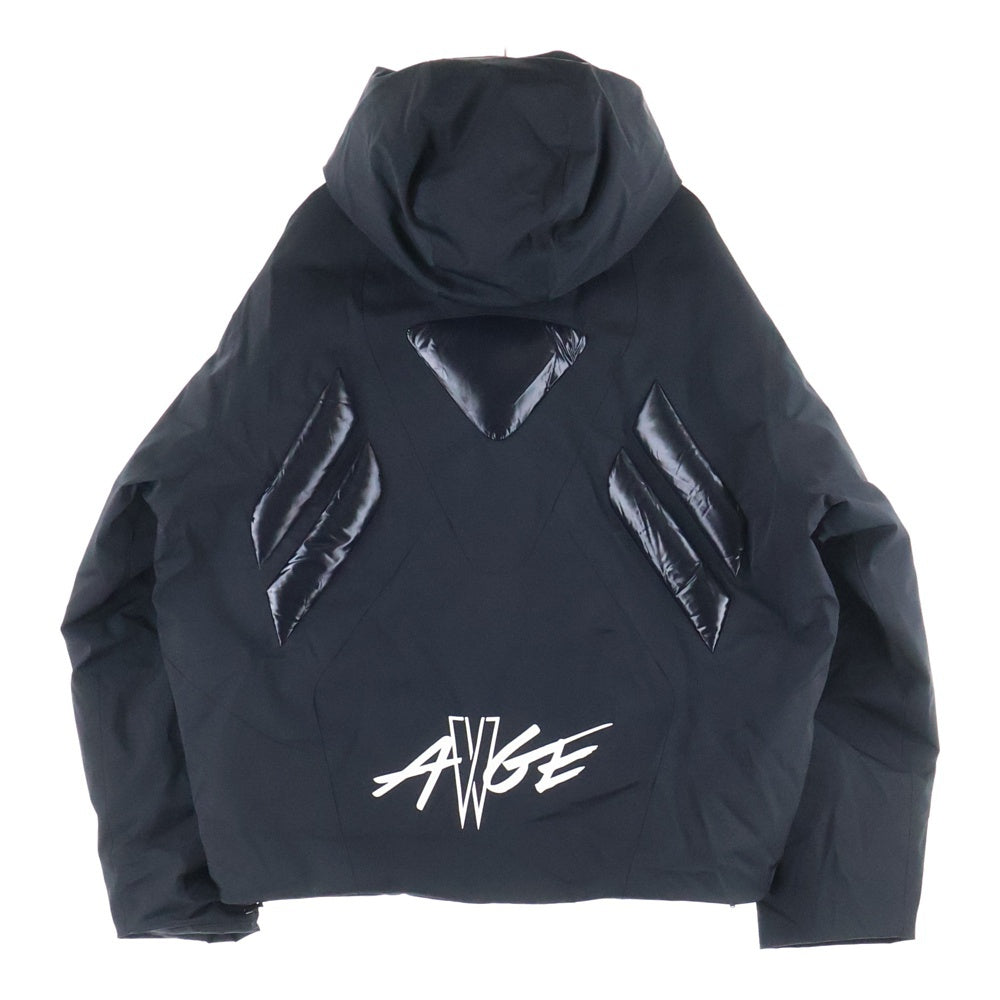 MONCLER(モンクレール) ×ASAP Rocky JUMQUAT JACKET K24041A00011 エイサップロッキー 中綿ダウン ナイロンジャケット ブラック