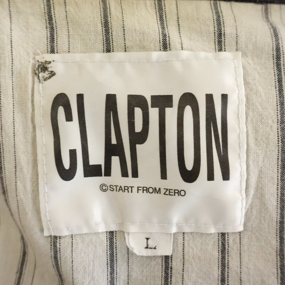 VINTAGE(ヴィンテージ) Eric Clapton 1993 Japan Tour Denim Jacket エリッククラプトン 1993年ジャパンツアーデニムジャケット ロゴ刺繍デニムジャケット ブラック