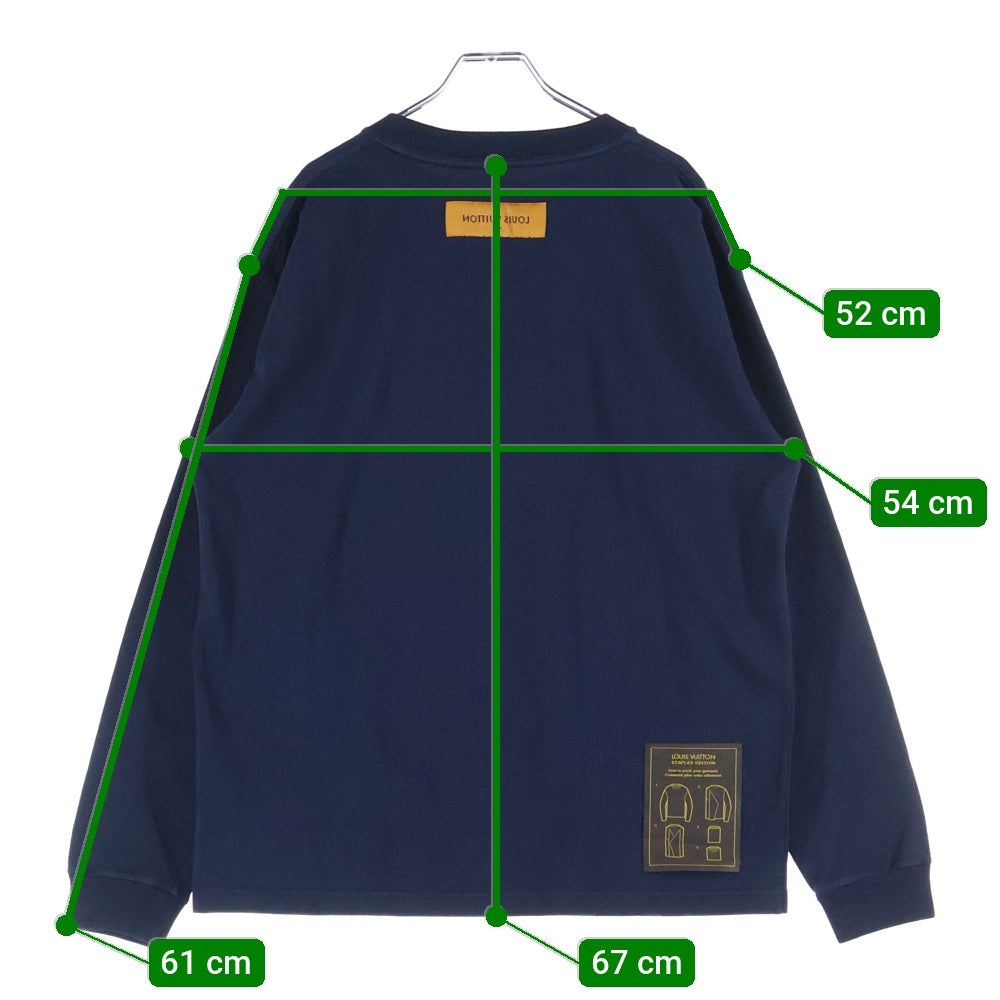 LOUIS VUITTON(ルイヴィトン) 21AW Inside Out Back Neck Tag Crewneck