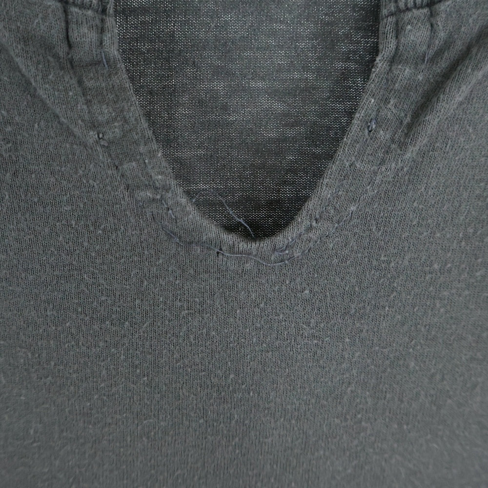 Yohji Yamamoto POUR HOMME(ヨウジヤマモト プールオム) Keyhole Neck T-Shirt キーネックTシャツ キーネック半袖カットソー グレー