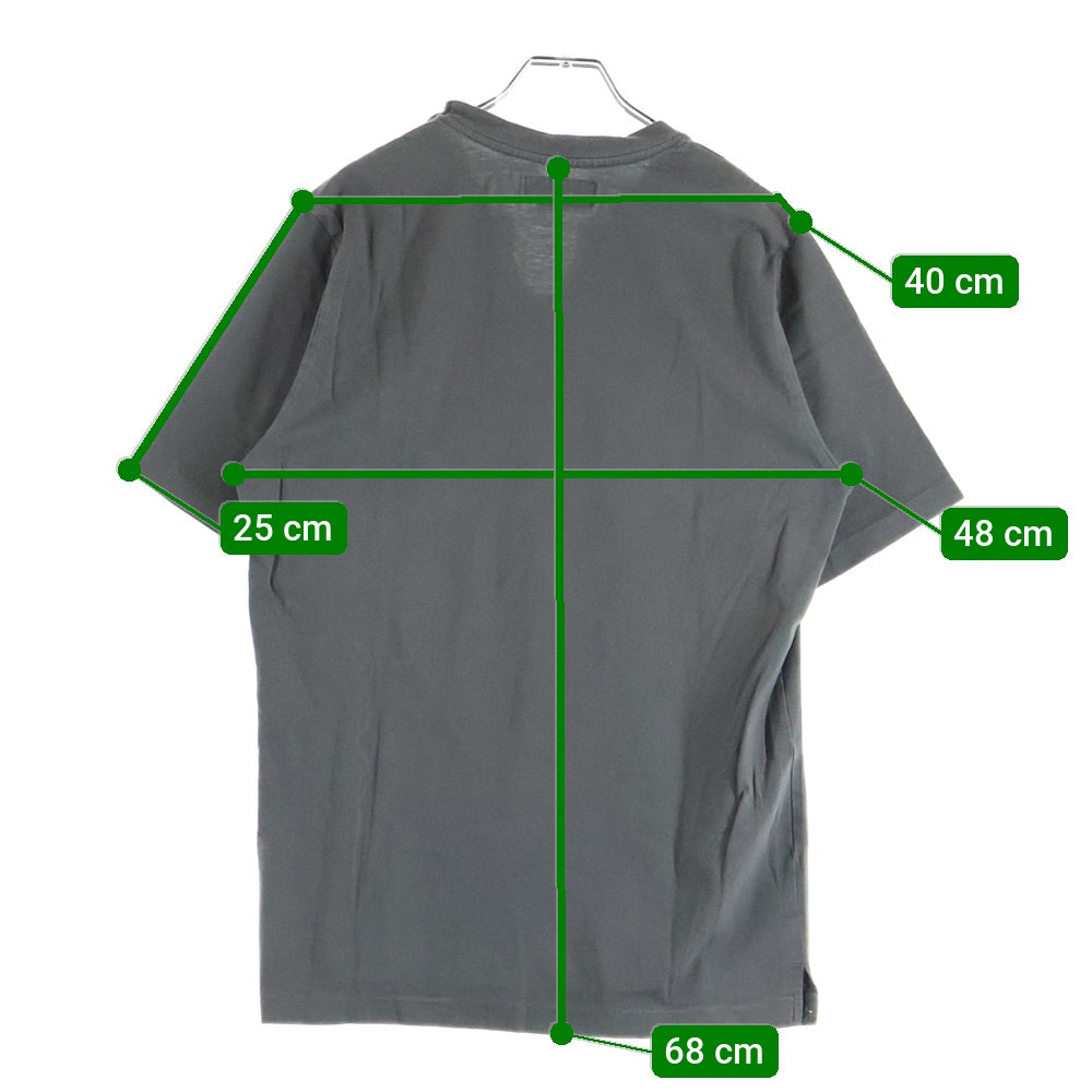 Yohji Yamamoto POUR HOMME(ヨウジヤマモト プールオム) Keyhole Neck T-Shirt キーネックTシャツ キーネック半袖カットソー グレー