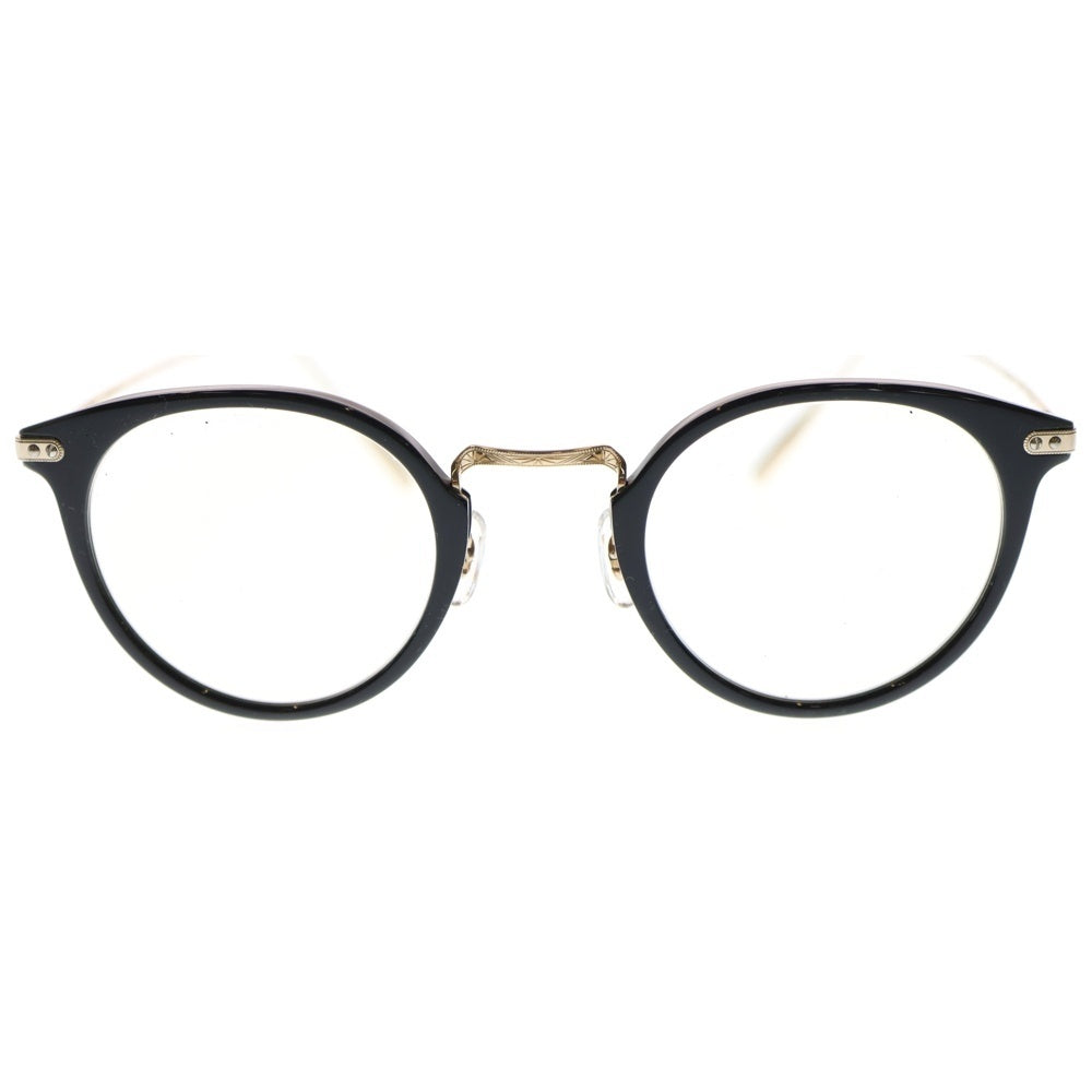 EYEVAN(アイヴァン) Chrissie クリッシー ウェリントン 眼鏡 アイウェア ブラック/ゴールド レディース
