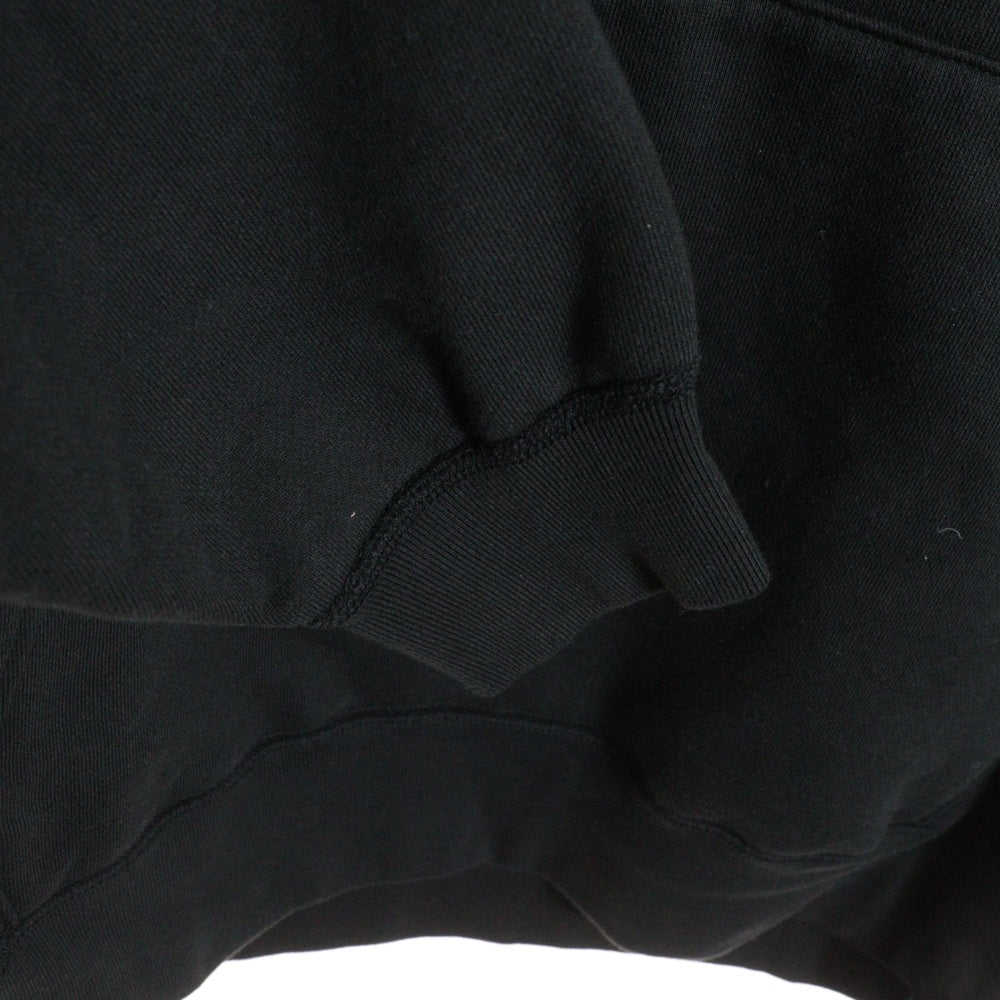 MASSES(マシス) 24AW SWEAT HOODED FREEDOM WASH フリーダムウォッシュ プルオーバーパーカー フーディー ブラック