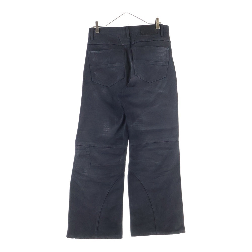 BREATH(ブレス) 25AW COATING BIKER DENIM PANTS バイカー コーティングパンツ ブラック BR25AW-P1007
