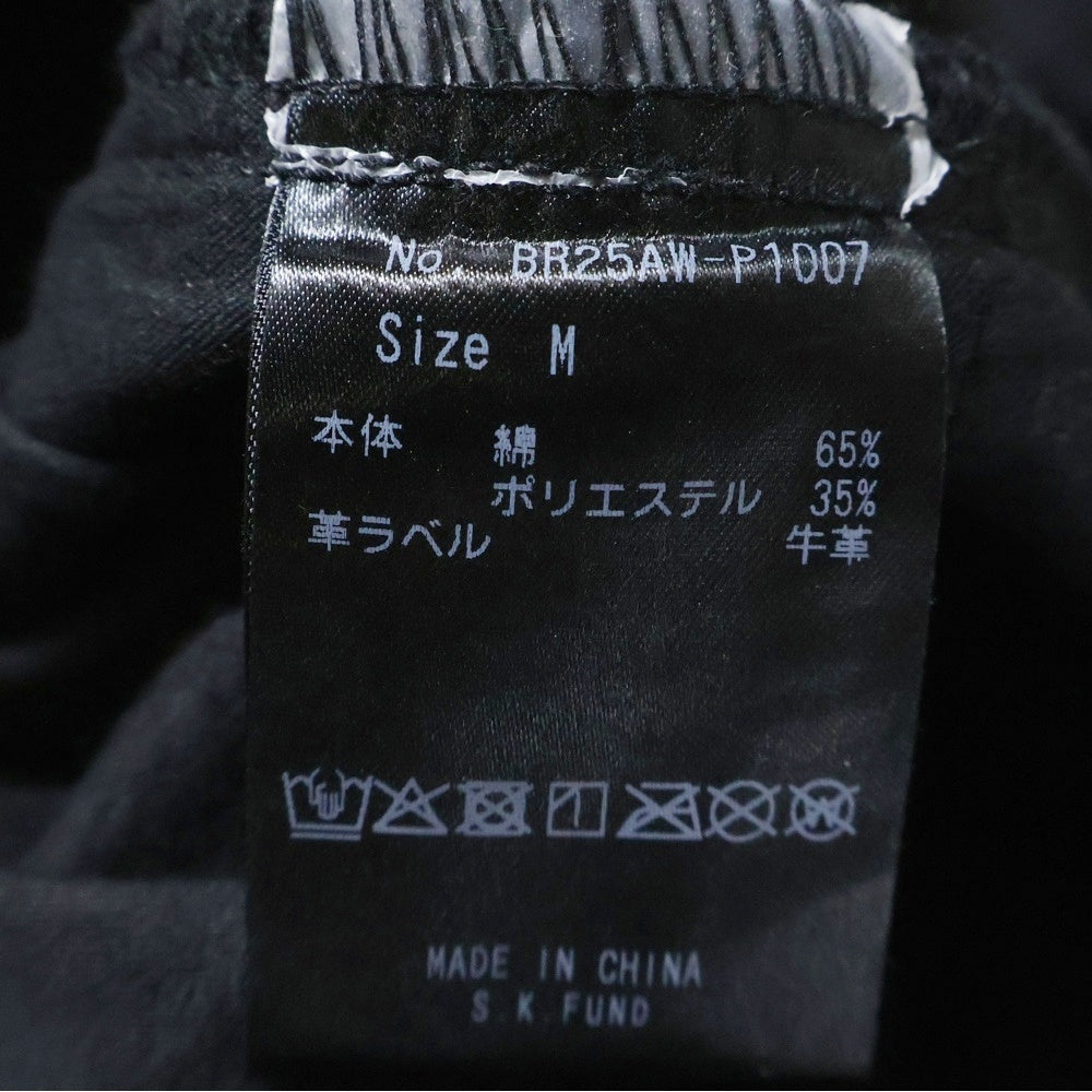 BREATH(ブレス) 25AW COATING BIKER DENIM PANTS バイカー コーティングパンツ ブラック BR25AW-P1007