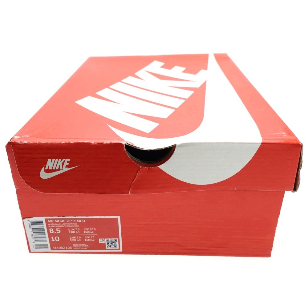 NIKE(ナイキ) AIR MORE UPTEMPO 2020 414962-105 エア モア アップテンポ ハイカットスニーカー ブラック/ホワイト US8.5/26.5cm