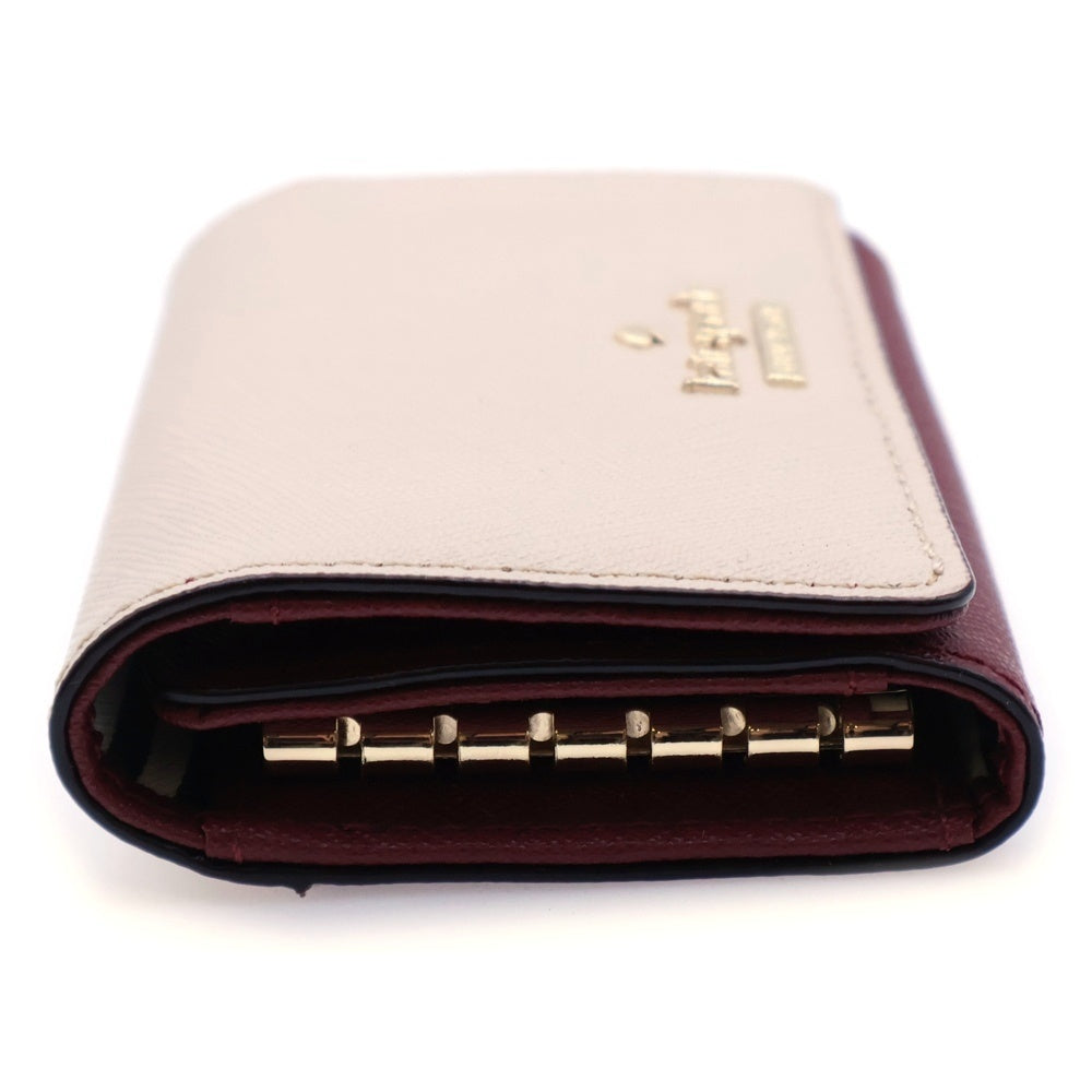 Kate Spade(ケイトスペード) 6連 キーケース キーホルダー ベージュ/レッド レディース