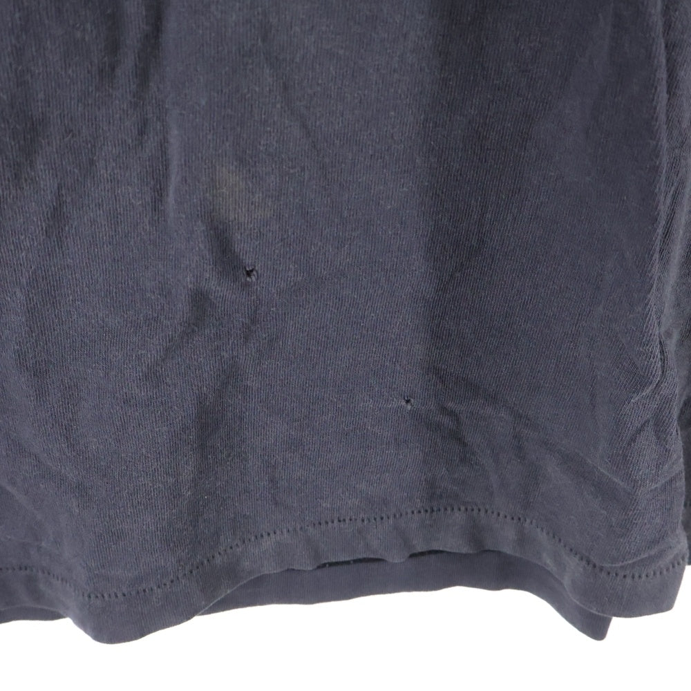 SAINT MICHAEL(セントマイケル) 24SS COLORFUL SAINT プリント ヴィンテージ加工 半袖Tシャツ カットソー ブラック