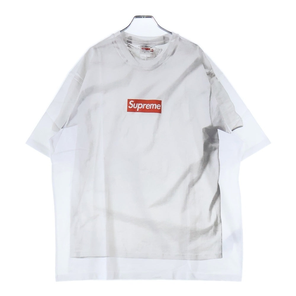 SUPREME(シュプリーム) 24SS ×MM6 Maison Margiela Box Logo Tee エムエムシックスメゾンマルジェラ ボックスロゴプリント半袖Tシャツ カットソー ホワイト