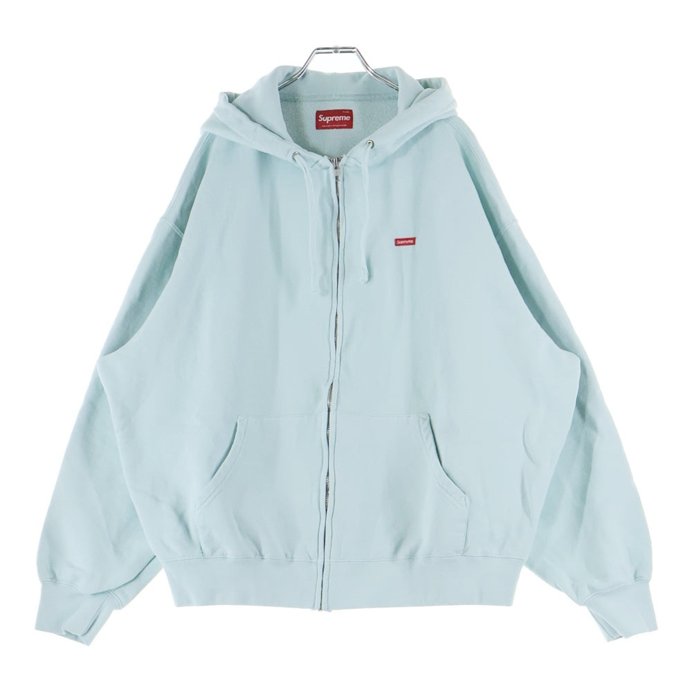 SUPREME(シュプリーム) 25AW Small Box Zip Up Sweatshirt スモール ボックスロゴ ジップアップ パーカー スウェット ライトグリーン