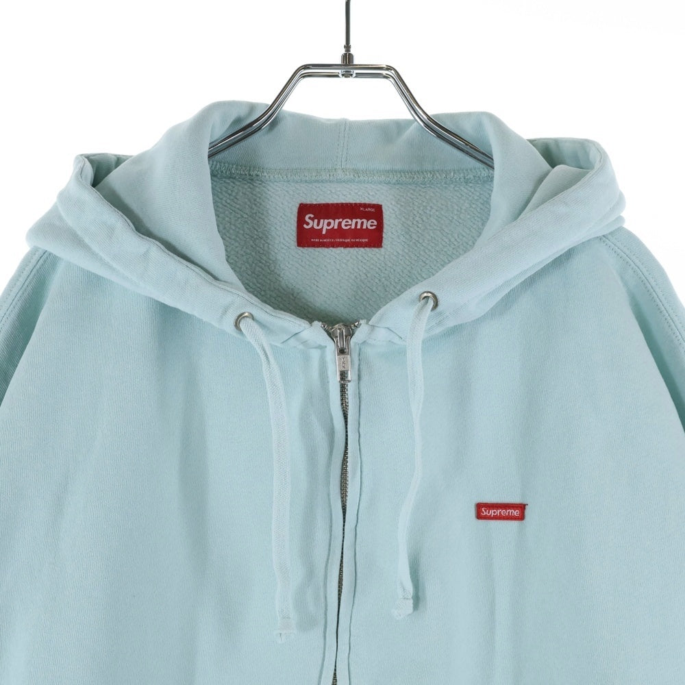 SUPREME(シュプリーム) 25AW Small Box Zip Up Sweatshirt スモール ボックスロゴ ジップアップ パーカー スウェット ライトグリーン