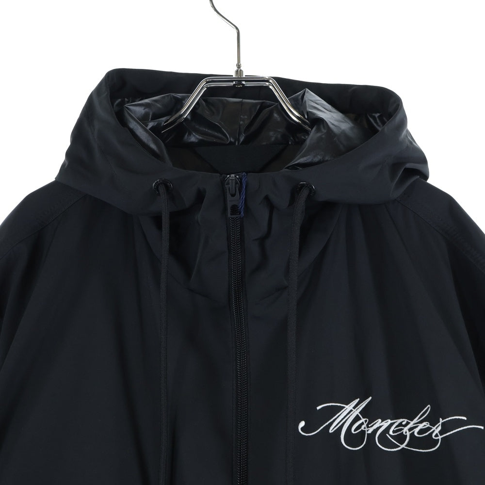 MONCLER(モンクレール) 25AW IRACLIA JACKET ロゴデザイン ウインドブレーカー ナイロン ジャケット ブラック K20911A00063