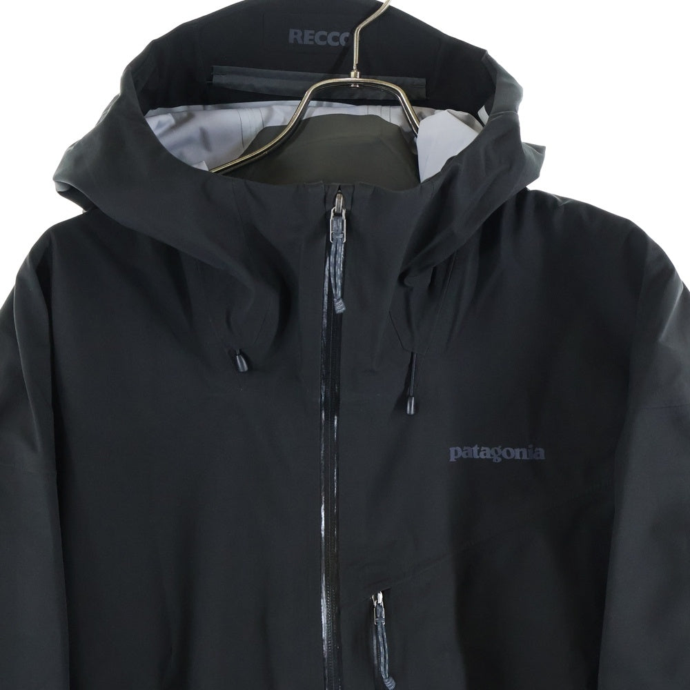 PATAGONIA(パタゴニア) ロゴプリント ジップアップ ナイロン スノードリフター ジャケット ブラック STY30066FA24