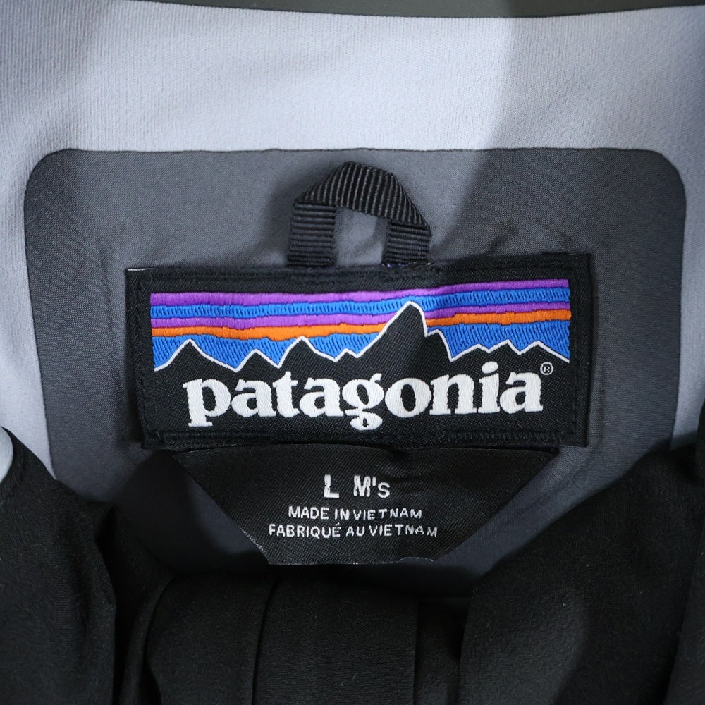 PATAGONIA(パタゴニア) ロゴプリント ジップアップ ナイロン スノードリフター ジャケット ブラック STY30066FA24