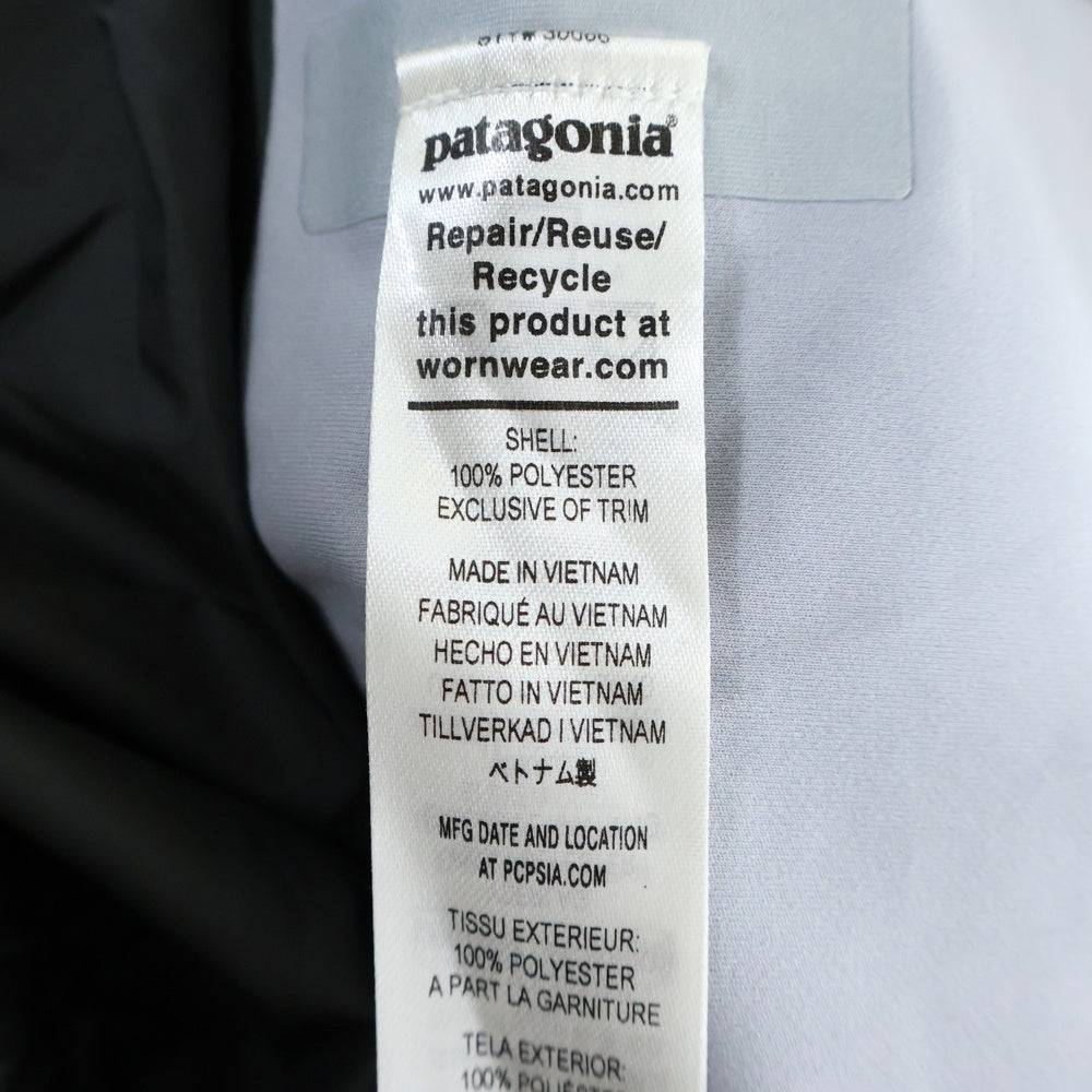 PATAGONIA(パタゴニア) ロゴプリント ジップアップ ナイロン スノードリフター ジャケット ブラック STY30066FA24