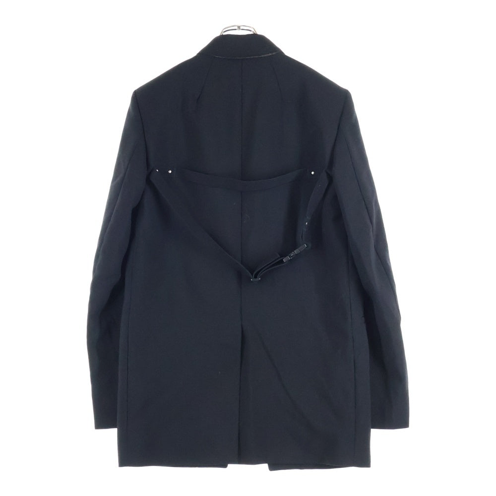 Rick Owens(リックオウエンス) 25AW Concordian Single-Breasted Blazer ウール コンコルディアン シングル ブレスト ブレザー ジャケット ブラック RU02E1721-WGP